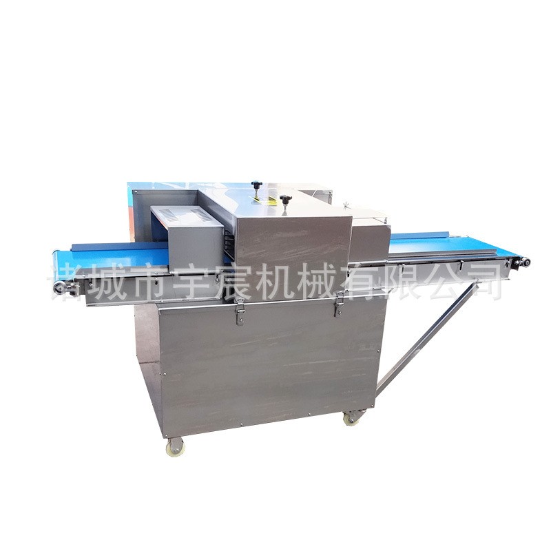 全自动猪羊肉鲜肉切片机 午餐肉切片机 酸菜鱼切片肉类加工设备图5