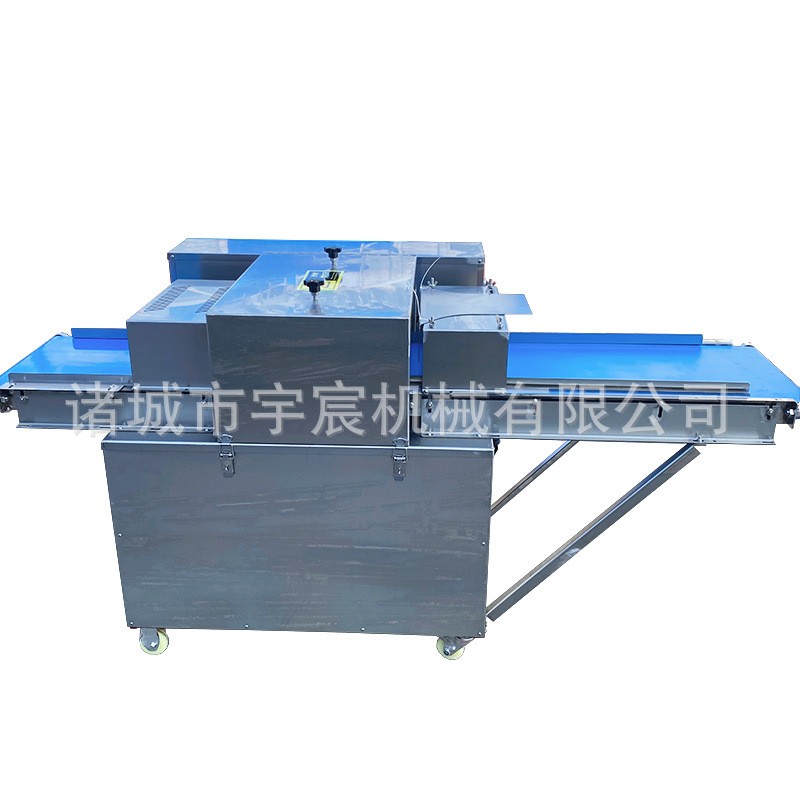 商用猪肉牛肉鸡胸肉鲜肉切片机 立式鲜肉开片机 三文鱼鲜鱼切片机图5