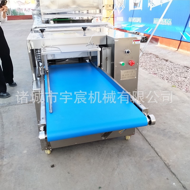 商用猪肉牛肉鸡胸肉鲜肉切片机 立式鲜肉开片机 三文鱼鲜鱼切片机图4