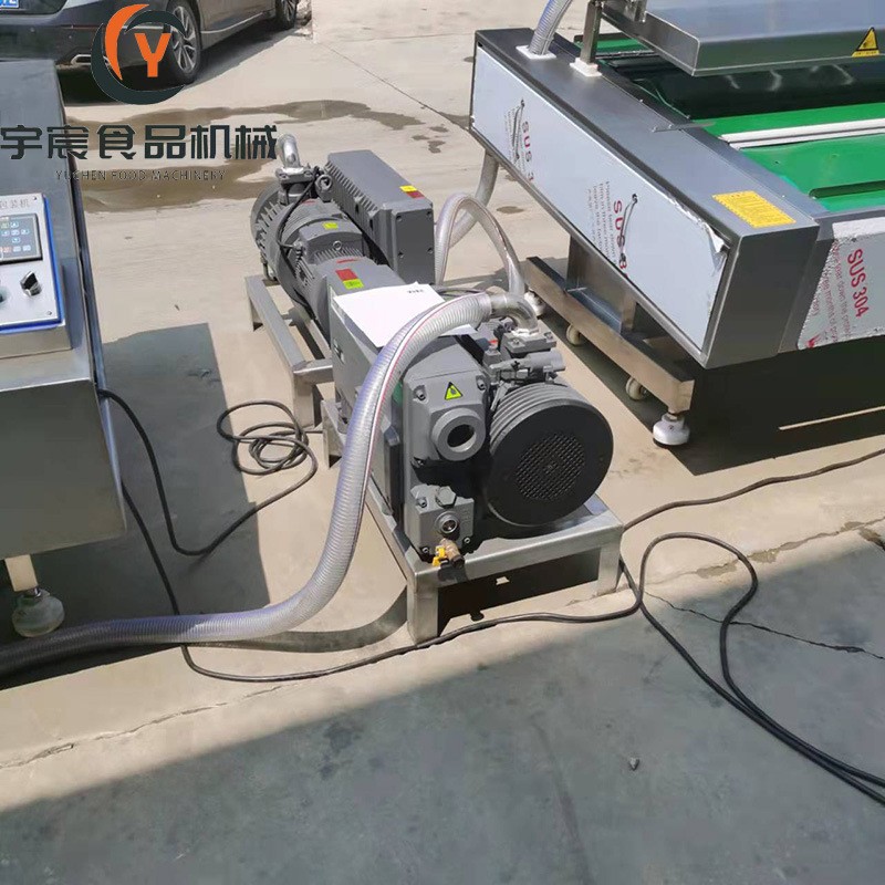 米砖连续滚动真空包装机 五金配件封口机 泡菜烧鸡干湿两用包装机图3