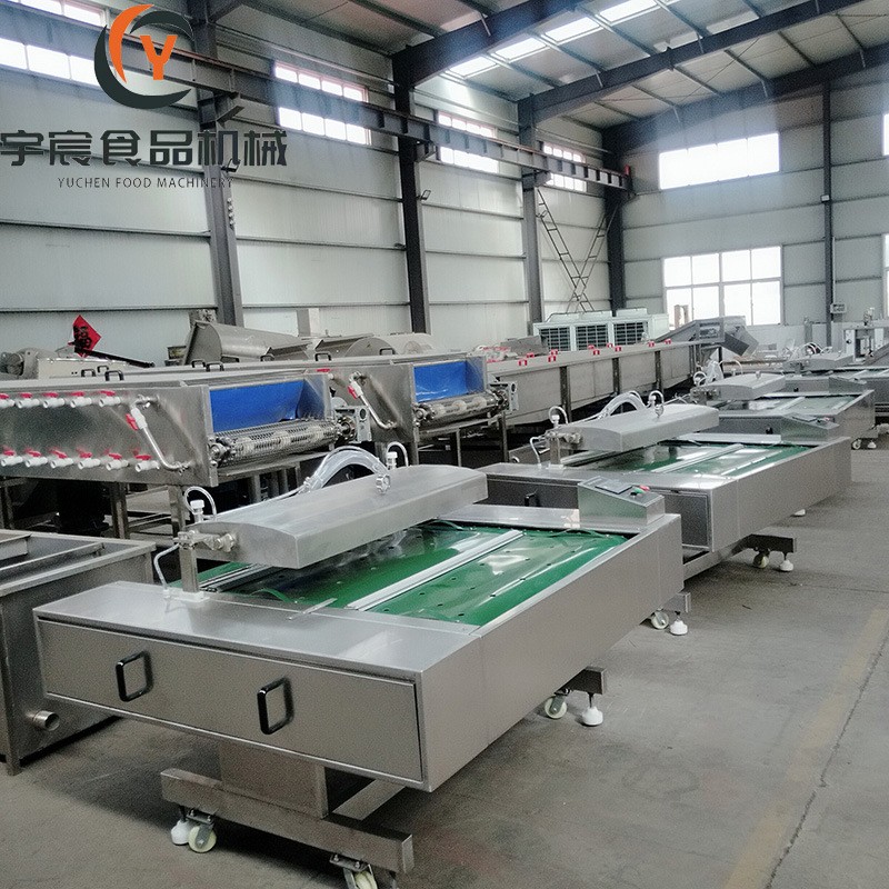 米砖连续滚动真空包装机 五金配件封口机 泡菜烧鸡干湿两用包装机图2