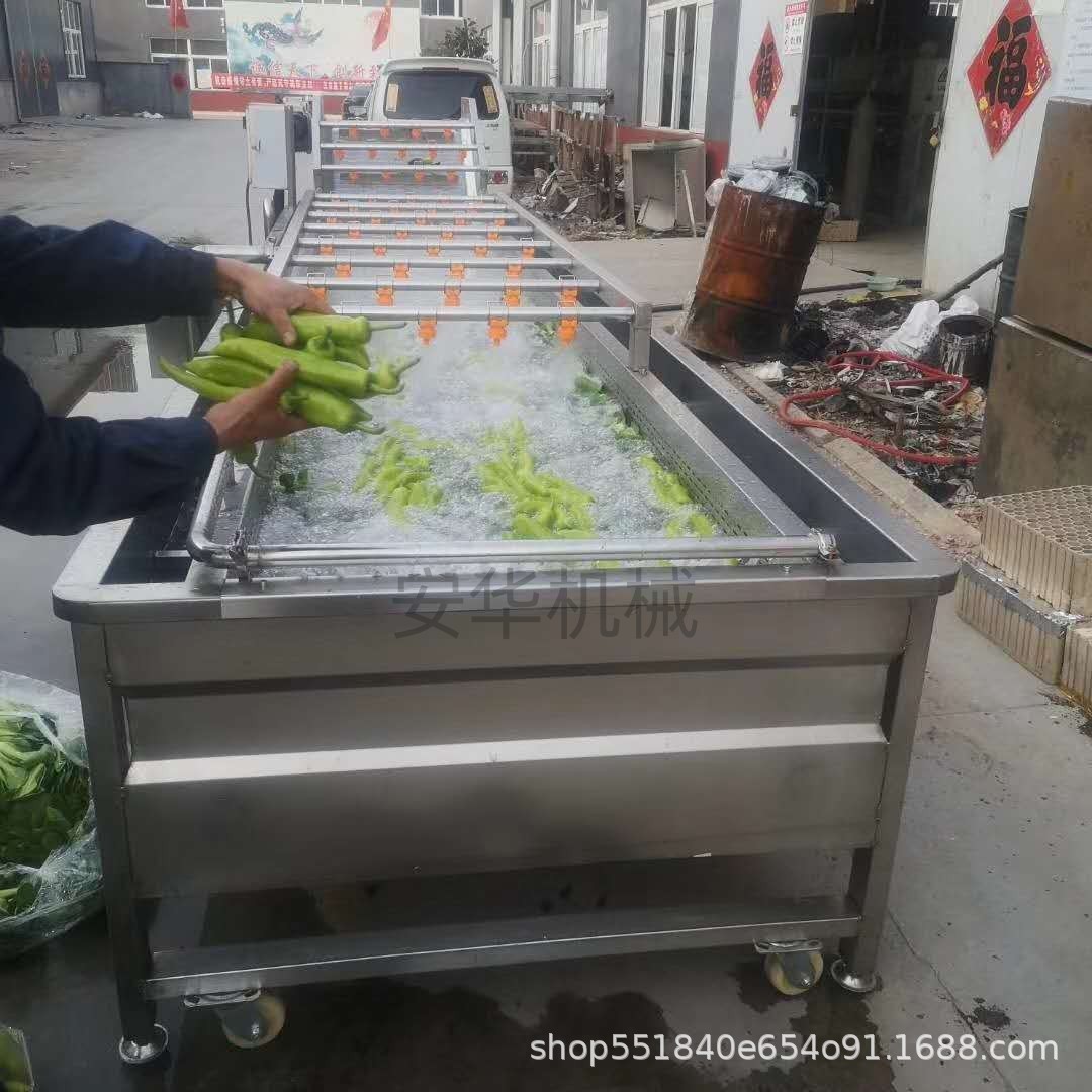 全自动果蔬气泡清洗机蓝莓圣女果银耳毛豆清洗机臭氧果蔬消毒设备图2