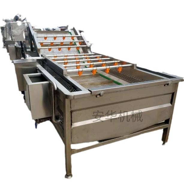 全自动果蔬气泡清洗机蓝莓圣女果银耳毛豆清洗机臭氧果蔬消毒设备图5