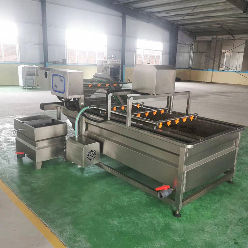 全自动果蔬鼓泡式清洗机不锈钢预制菜清洗设备苹果大姜气泡清洗机图4