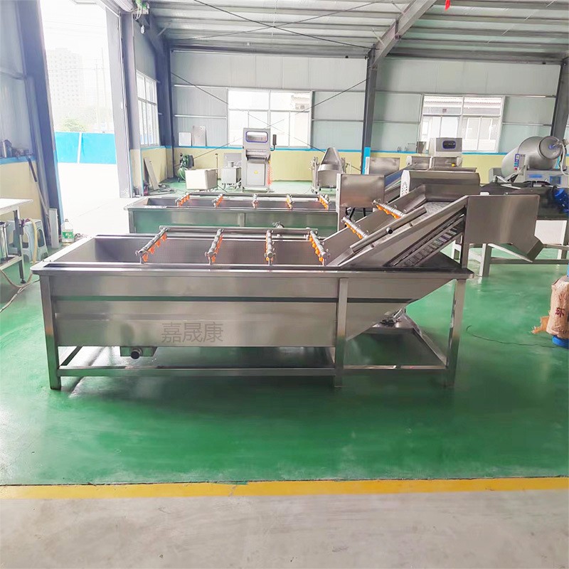 全自动果蔬鼓泡式清洗机不锈钢预制菜清洗设备苹果大姜气泡清洗机图3