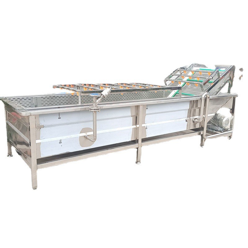 毛豆气泡果蔬清洗机 商用多功能酸菜脱盐清洗机 辣椒喷淋清洗设备图5