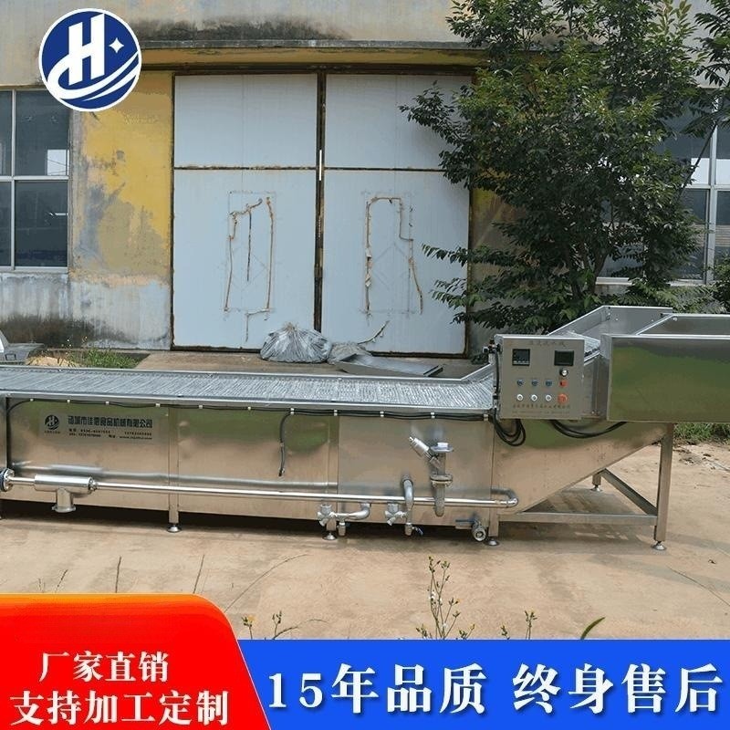 大型自动化洗姜机器 平行式高压喷淋清洗机 鲜姜姜芽生姜清洗设备图4