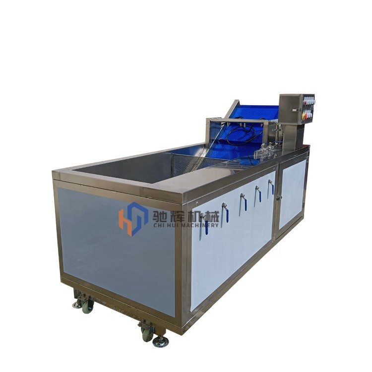 广东叶菜蔬菜清洗机厂家 大枣灰枣气泡喷淋双重清洗机 清洗风干线图5