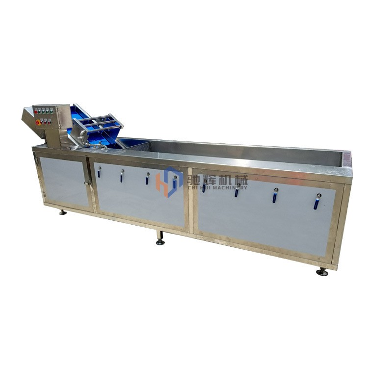 3.2米多功能洗菜机 气泡臭氧自动果蔬清洗机 大型涡流洗菜机图3