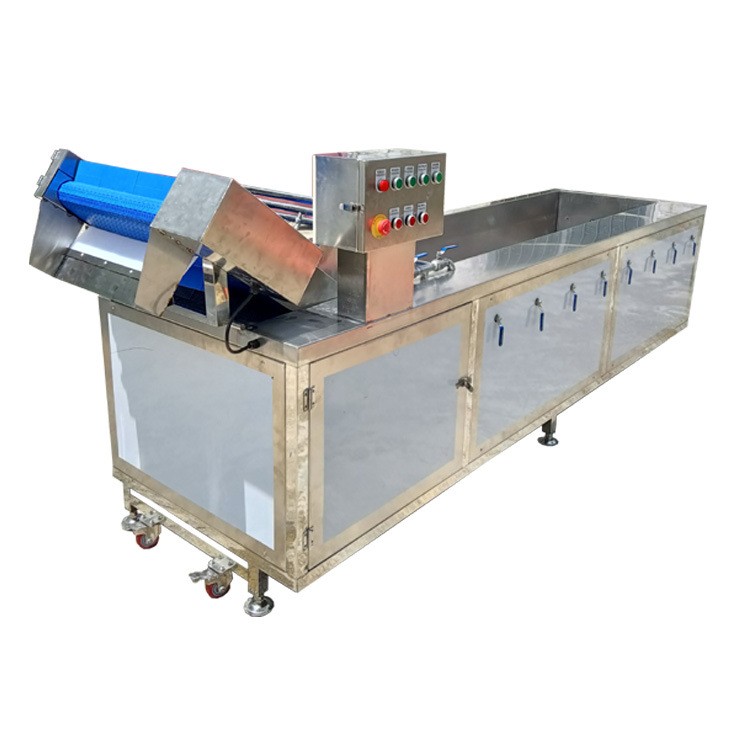 3.2米多功能洗菜机 气泡臭氧自动果蔬清洗机 大型涡流洗菜机图5