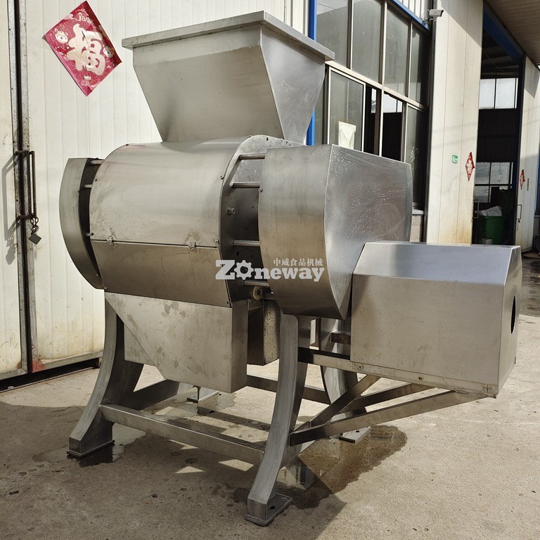 橙子去皮榨汁机打浆机 脐橙剥皮压榨生产线机械设备图3