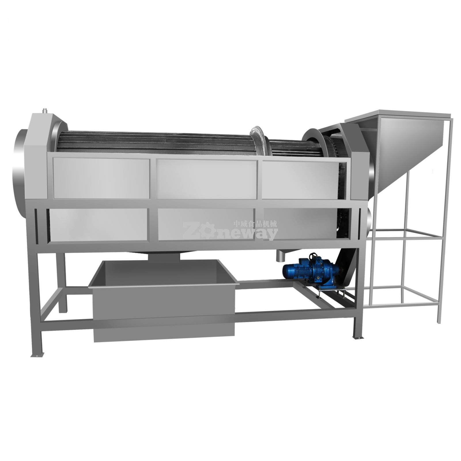 GMJ型葛根清洗机 长圆形果蔬清洗 工业水果蔬菜清洗泥土机械设备图5