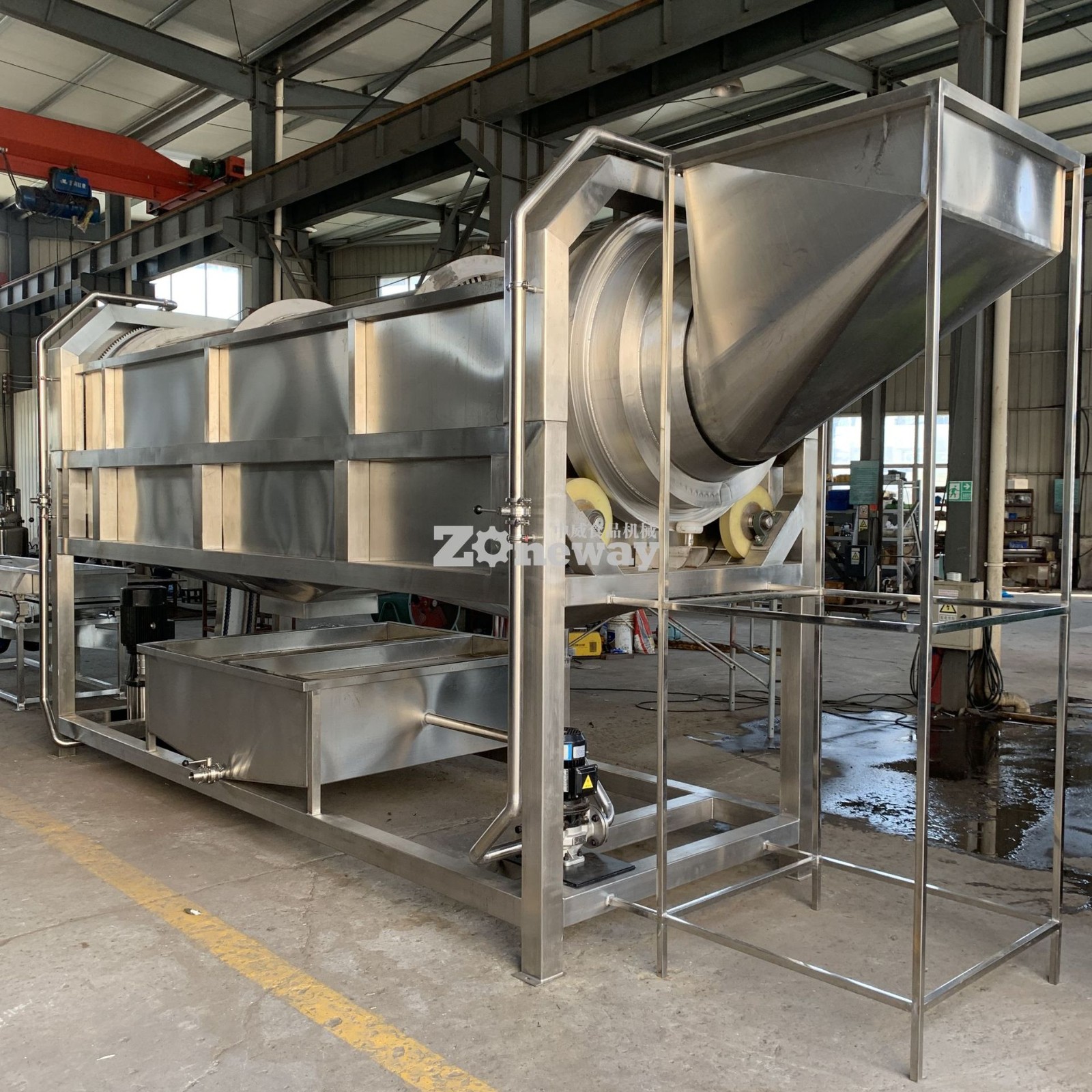 GMJ型葛根清洗机 长圆形果蔬清洗 工业水果蔬菜清洗泥土机械设备图3