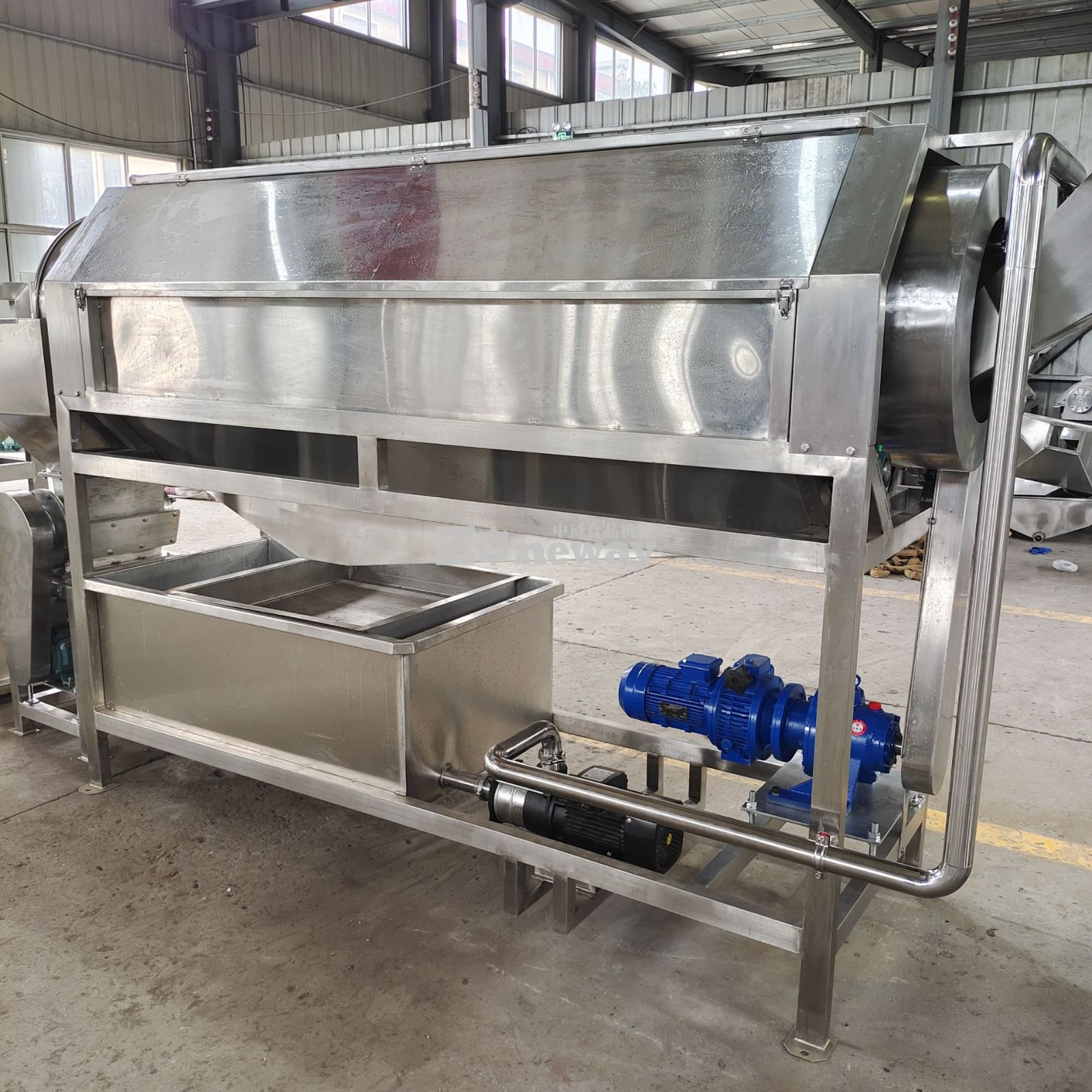 GXJ型滚筒清洗机 商用果蔬清洗生产线 净菜果蔬蔬菜清洗设备图3