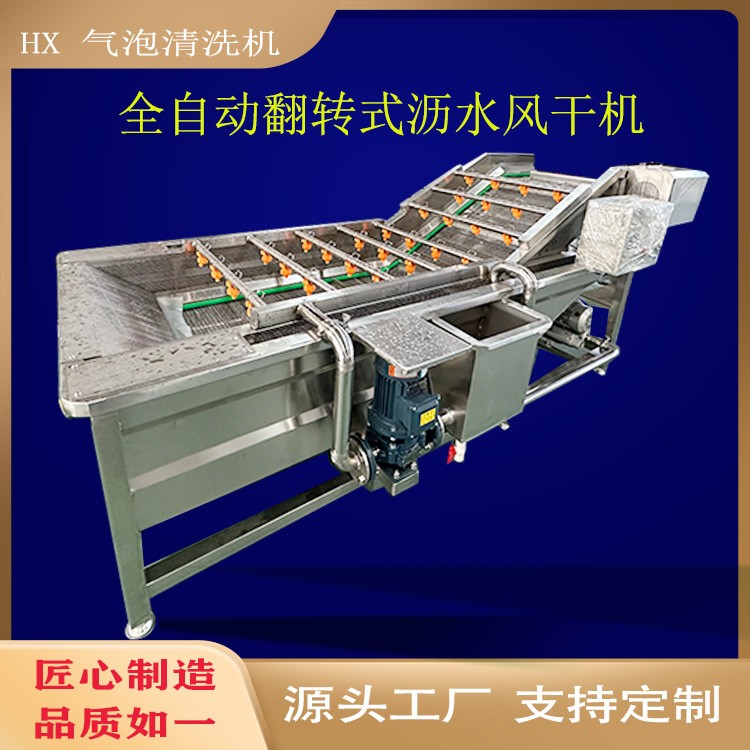 商用麦菜土豆清洗设备 餐厅厨房洗菜机 海鲜中药材气泡清洗机