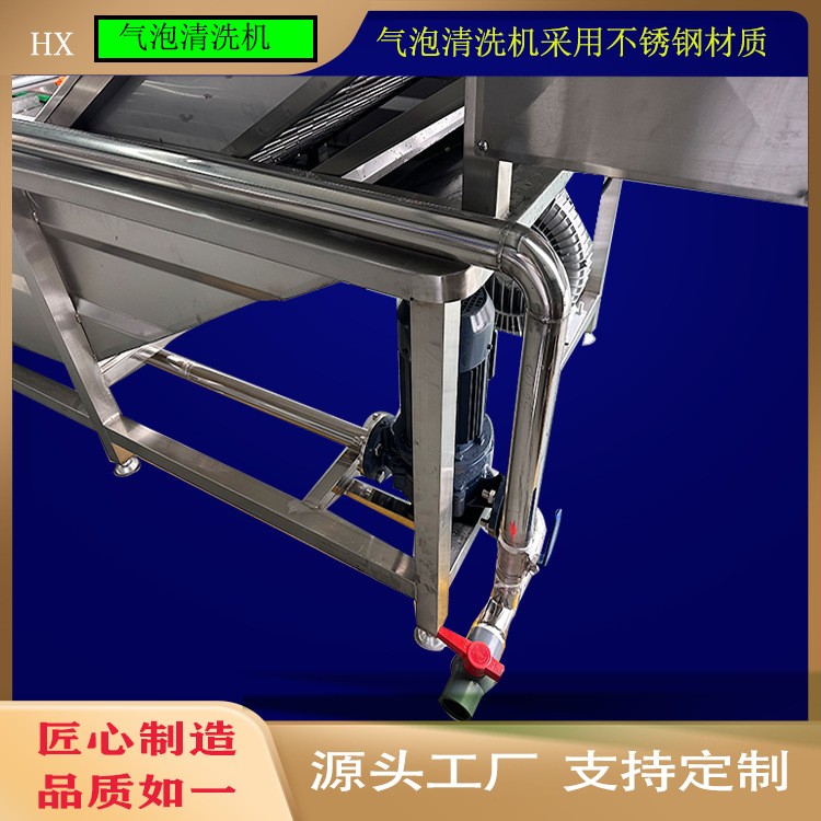 商用麦菜土豆清洗设备 餐厅厨房洗菜机 海鲜中药材气泡清洗机图3