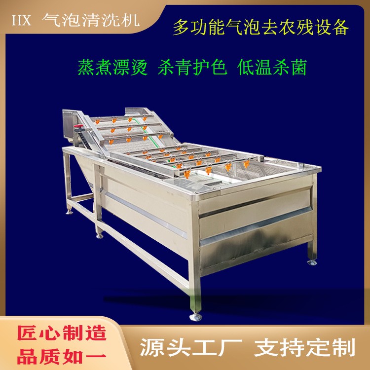商用麦菜土豆清洗设备 餐厅厨房洗菜机 海鲜中药材气泡清洗机图2