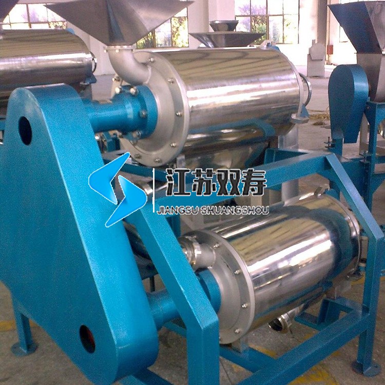 厂家直销不锈钢工业商用草莓桑葚葡萄红枣番茄双道打浆机图5