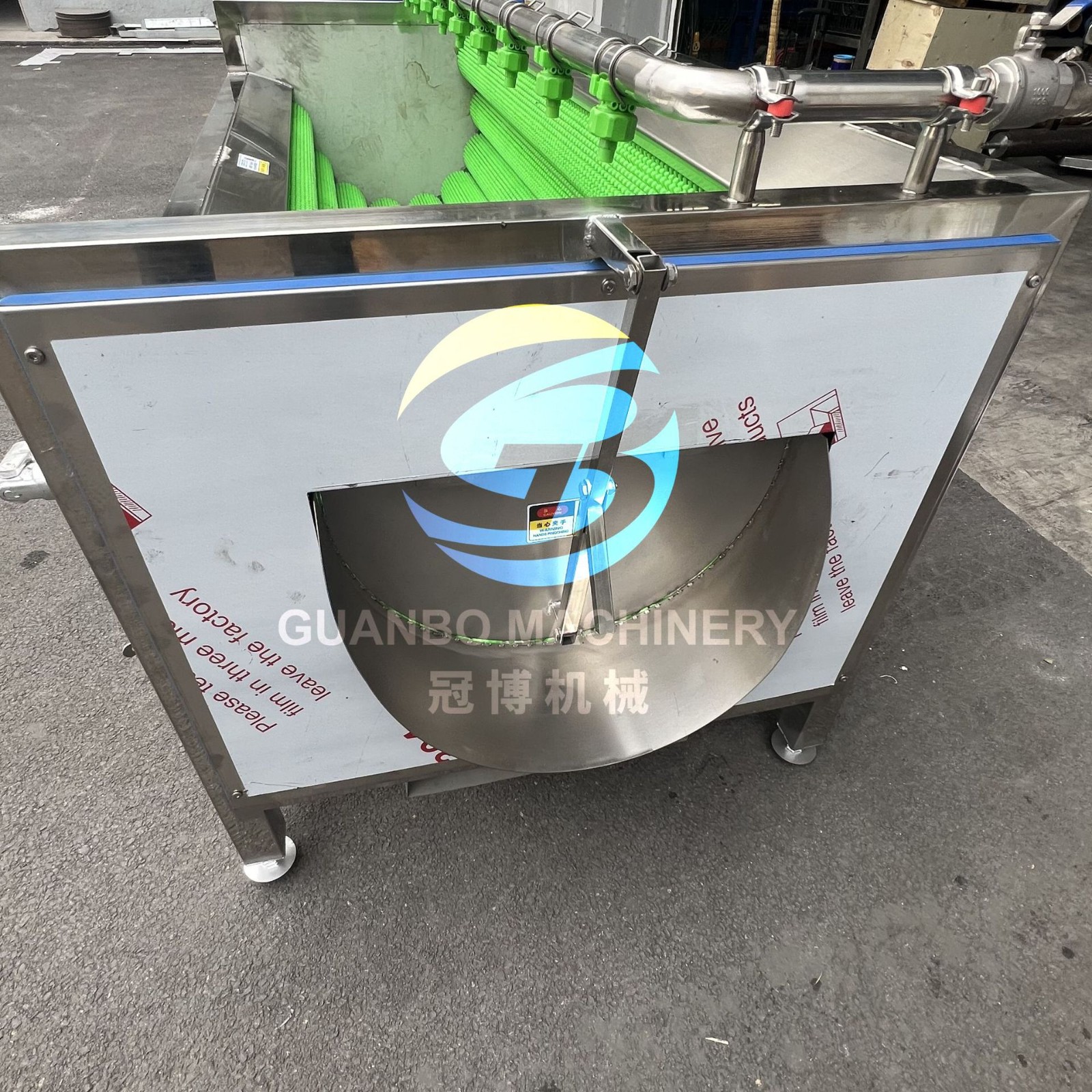 全自动红薯毛辊去皮清洗机 贝类海鲜毛辊清洗机设备 萝卜清洗设备图3