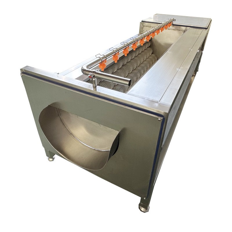 不锈钢毛刷清洗机 果蔬加工清洗设备 小型根茎类果蔬清洗去皮机图5