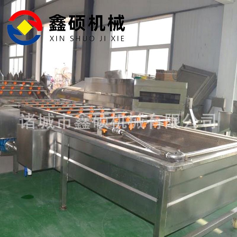 菌菇类加工清洗生产流水线 香菇片木耳丝清洗流水线 气泡式清洗机图4