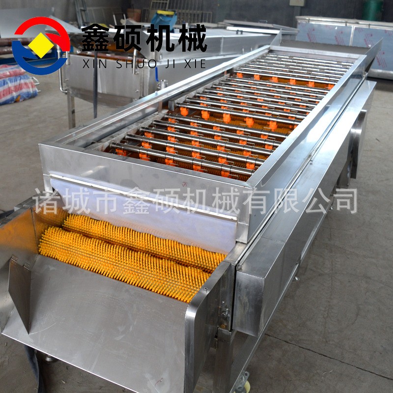 芋头马铃薯清洗去皮机 多功能根茎类毛辊清洗机设备胡萝卜去泥机图3