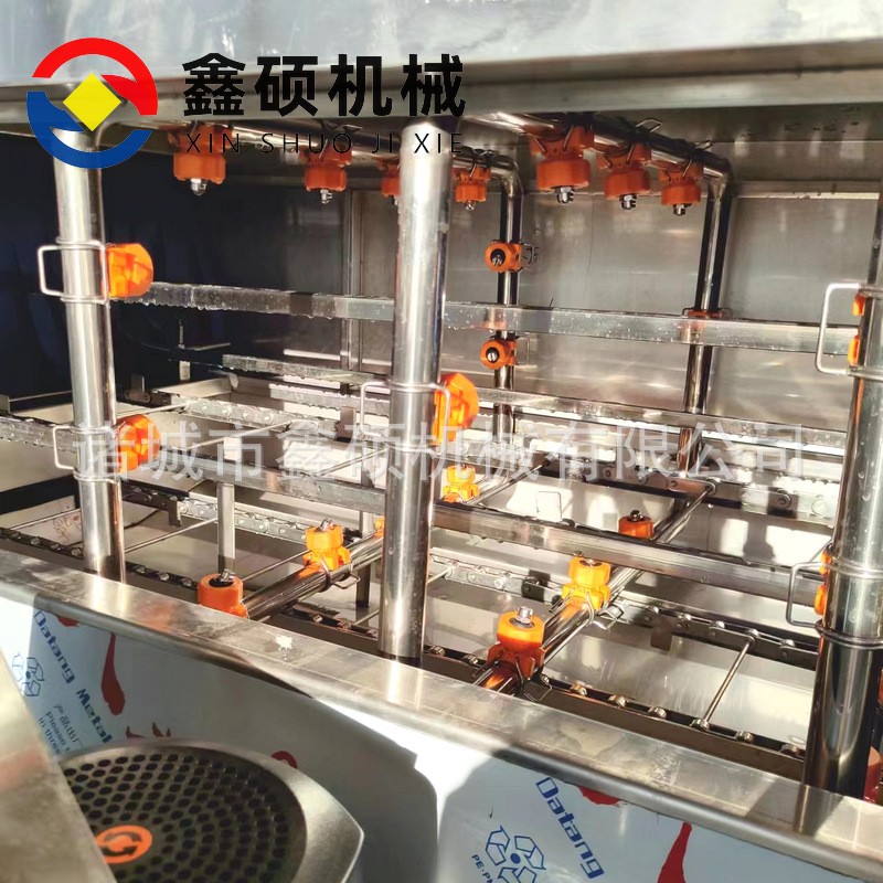 厂家供应洗筐机 调理品周转筐清洗风干设备 多功能洗盘机商用现货图2