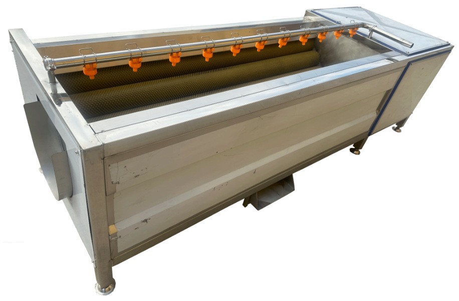 毛辊清洗机 猪脚刷毛加工设备 花生抛光清洗机器 土豆清 洗去皮机图5