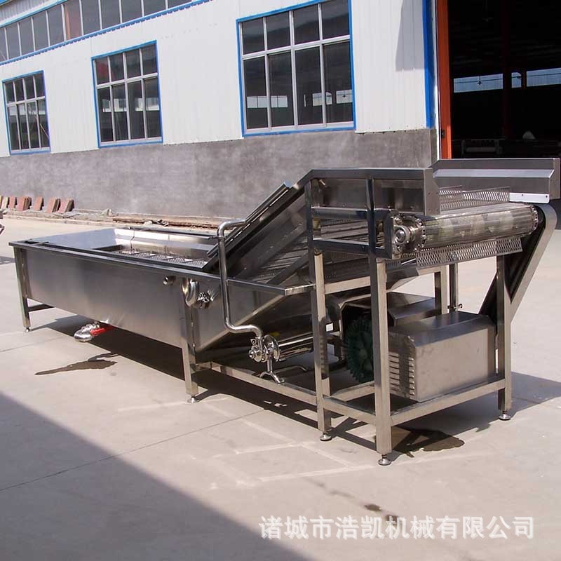 毛豆芋头气泡清洗机 水果蔬菜清洗设备 中央厨房蔬菜清洗机洗菜机图3