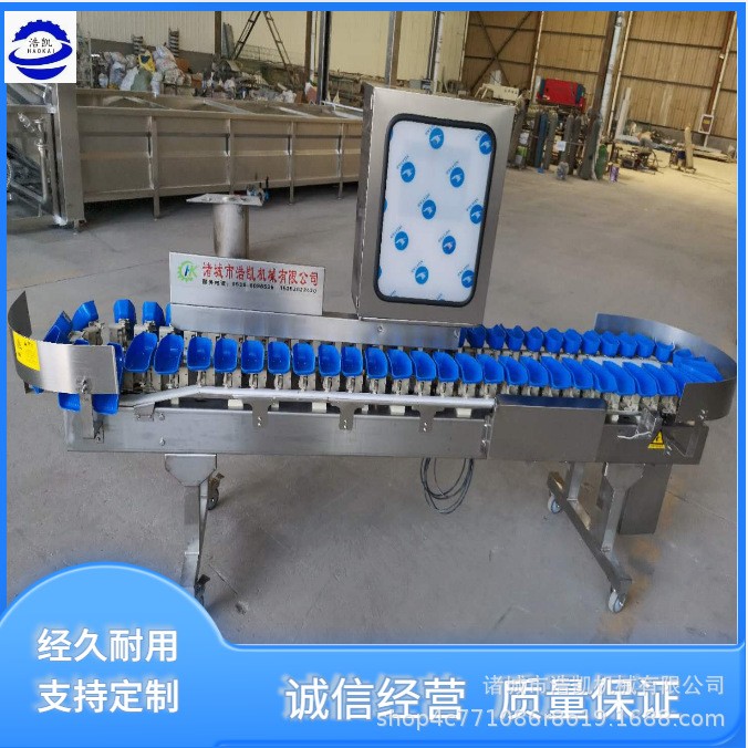 百香果分拣机 柑橘全自动称重料盒式重量分级机 电子分选机设备图2