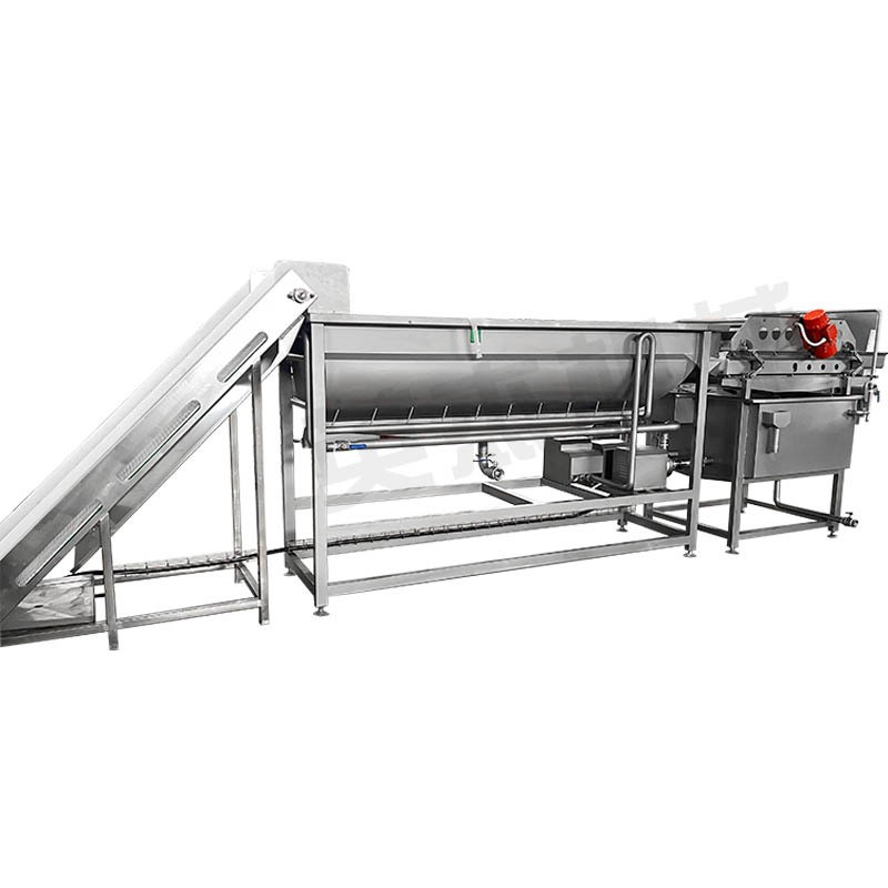 预制菜加工设备鲜食玉米流水线中央厨房设备生产厂家净菜清洗机图5