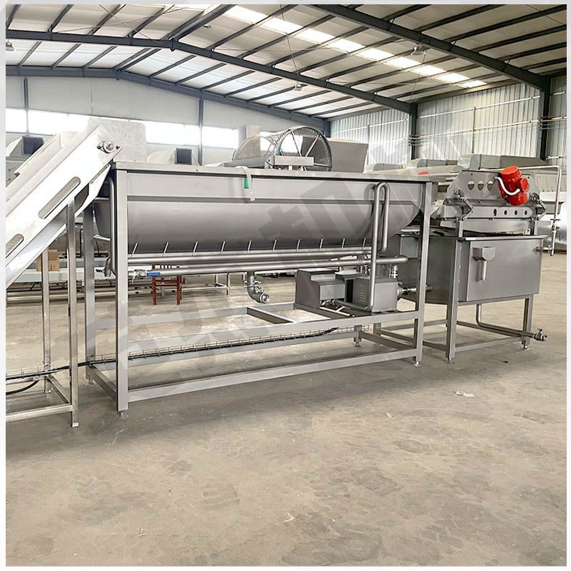 预制菜加工设备鲜食玉米流水线中央厨房设备生产厂家净菜清洗机图4