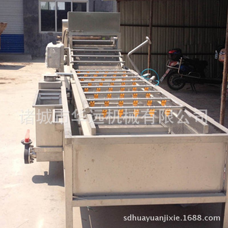 帝王蟹蒸煮设备海螺漂烫机扇贝漂烫蒸煮机连续式海产品蒸煮漂烫机图2