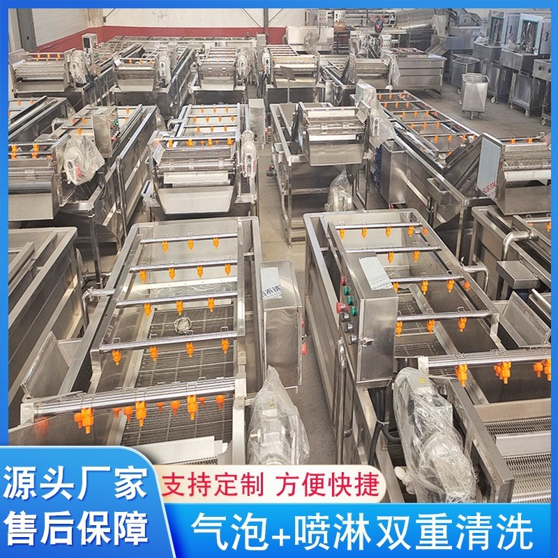 大型果蔬气泡清洗机设备 洗毛肚食材气泡翻滚洗菜机 厂家供应图4