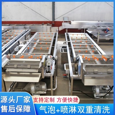 大型果蔬气泡清洗机设备 洗毛肚食材气泡翻滚洗菜机 厂家供应