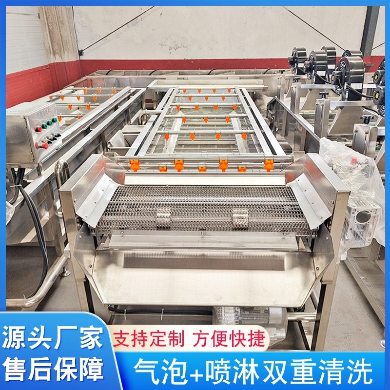 鱿鱼仔气泡清洗机 洗苹果洗橙子洗海参洗土豆块 水果气泡清洗机图2