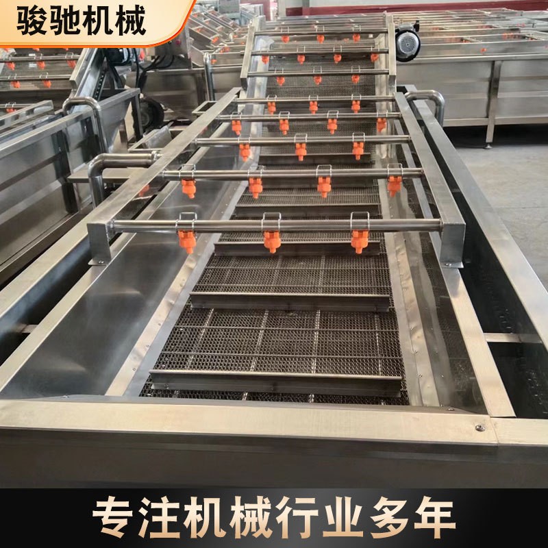 厂家直供果蔬气泡清洗机水果蔬菜清洗设备预制菜净菜 洗菜机器图3