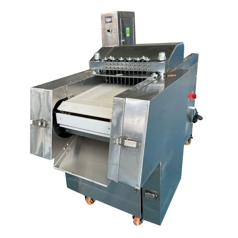 禽类切丁切块机 鸡肉牛肉红烧肉禽肉类剁块机设备图4