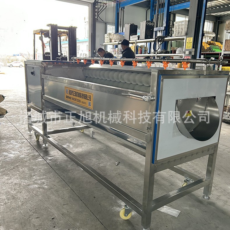 猪头猪蹄毛辊清洗机 牛蹄猪脚毛刷去杂机 羊蹄猪手沥青去黑炭机图4