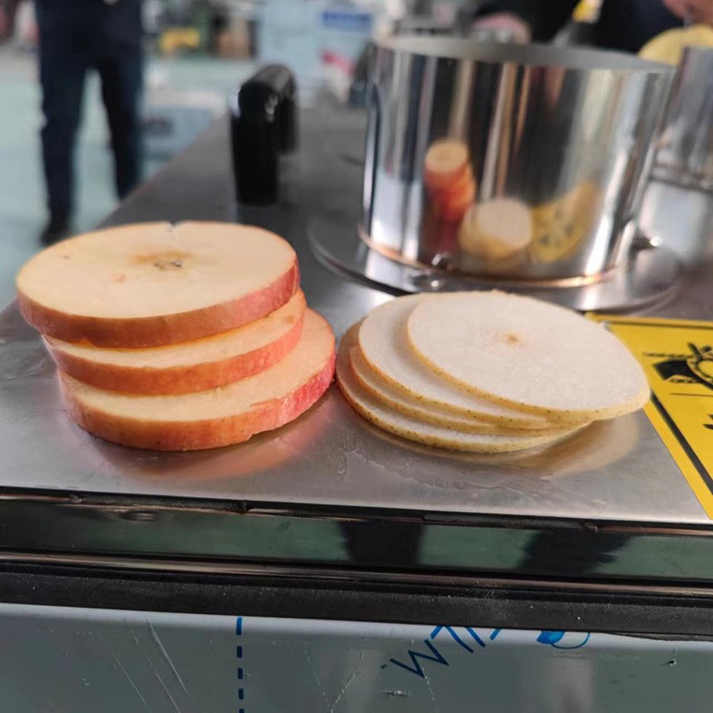 厂家供应商用全自动水果切块机食堂不锈钢蔬菜切丝机药材定向切片图3