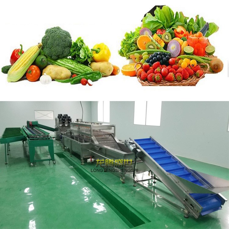 厂家定做生产各种水果清洗线苹果清洗风干分选流水线自动化图2