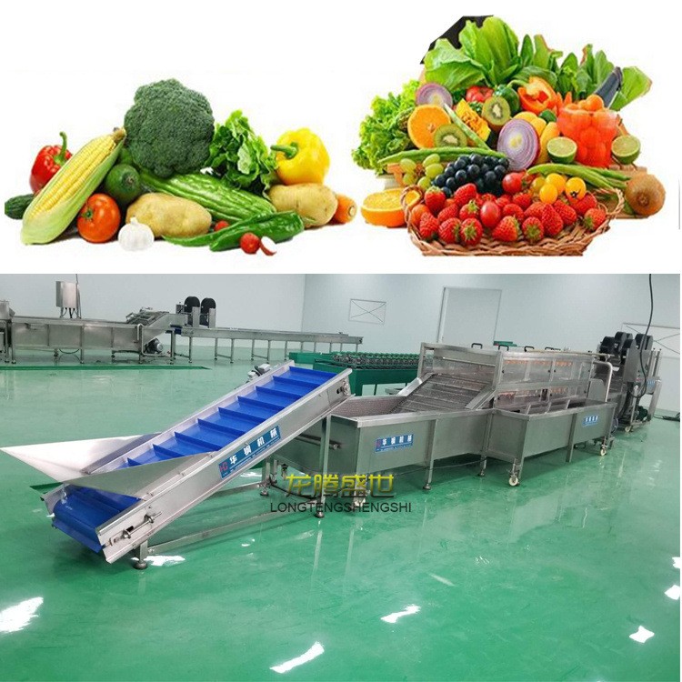 厂家定做生产各种水果清洗线苹果清洗风干分选流水线自动化图3