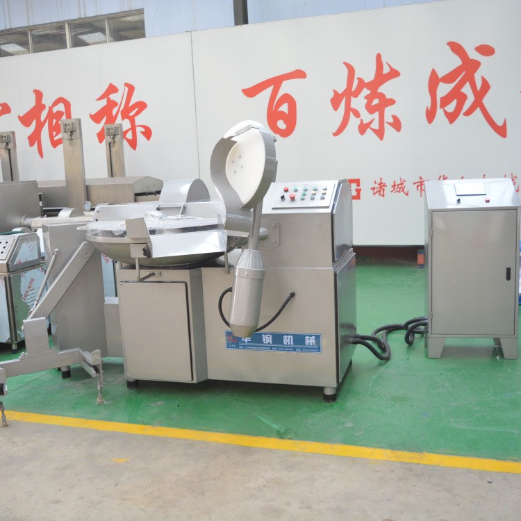 全自动大型斩拌机 200升带提升上料斩拌机 大豆蛋白斩肉机大型图3