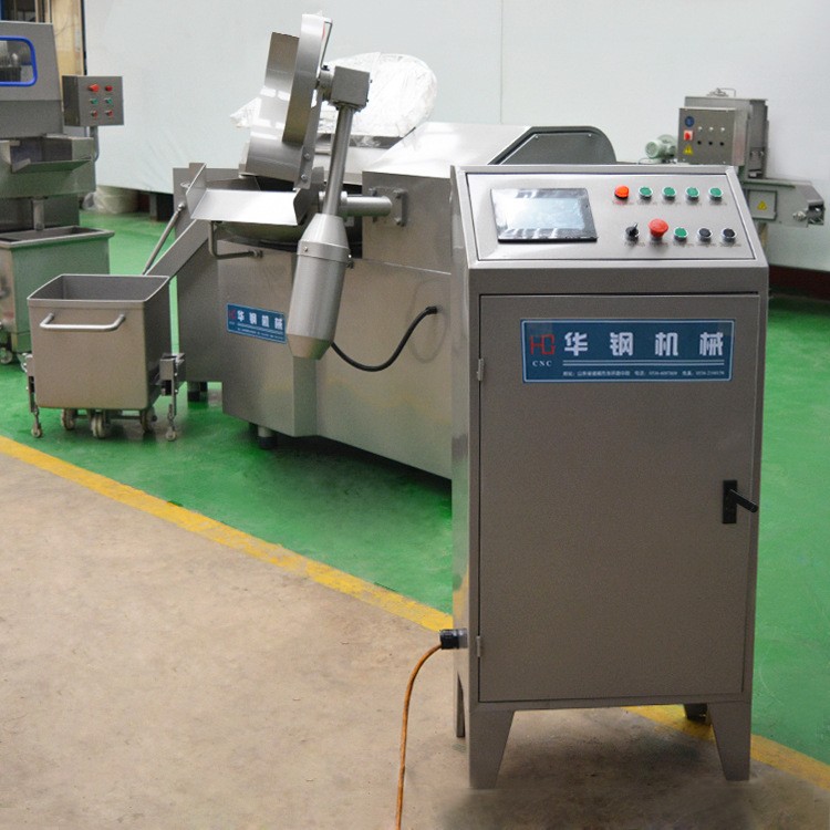 全自动大型斩拌机 200升带提升上料斩拌机 大豆蛋白斩肉机大型图2