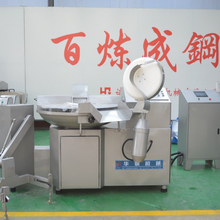 全自动大型斩拌机 200升带提升上料斩拌机 大豆蛋白斩肉机大型图4