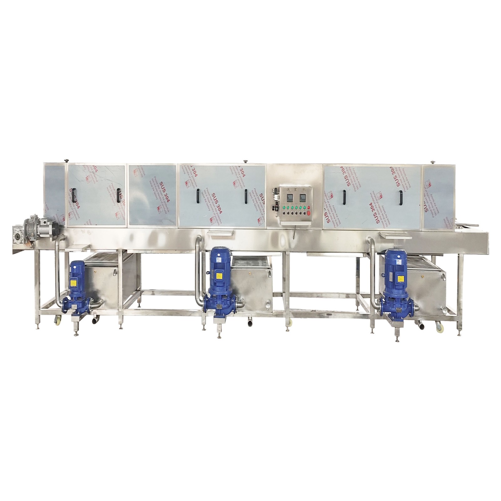 净菜加工塑料周转筐清洗机有机蔬菜托盘清洗设备生鲜筐清洗机器图5