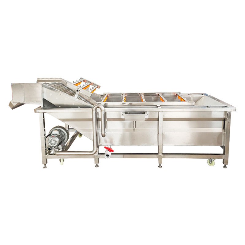 海带丝裙带菜气泡清洗机酱菜咸菜脱盐清洗机器樱桃草莓清洗设备图5