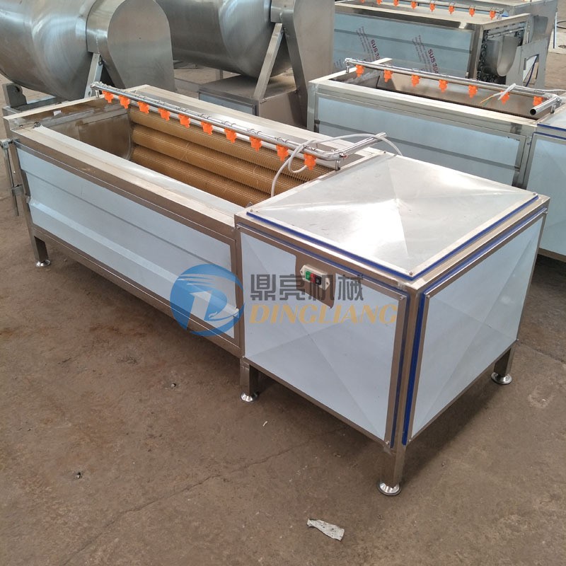 厂家供应根茎类蔬菜清洗去皮机 全自动萝卜清洗机蔬菜加 工厂设备图2