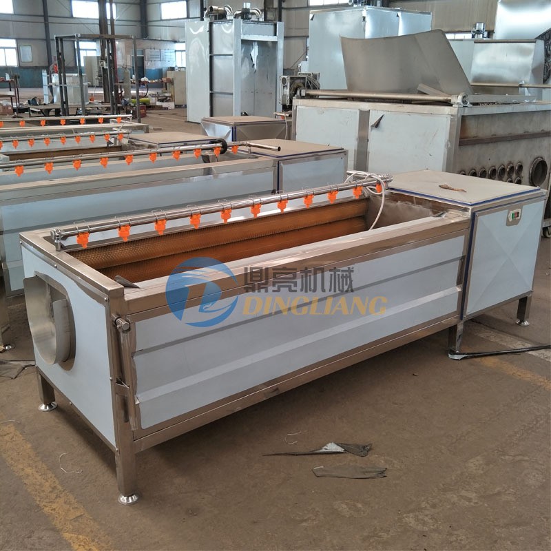 厂家供应根茎类蔬菜清洗去皮机 全自动萝卜清洗机蔬菜加 工厂设备图3