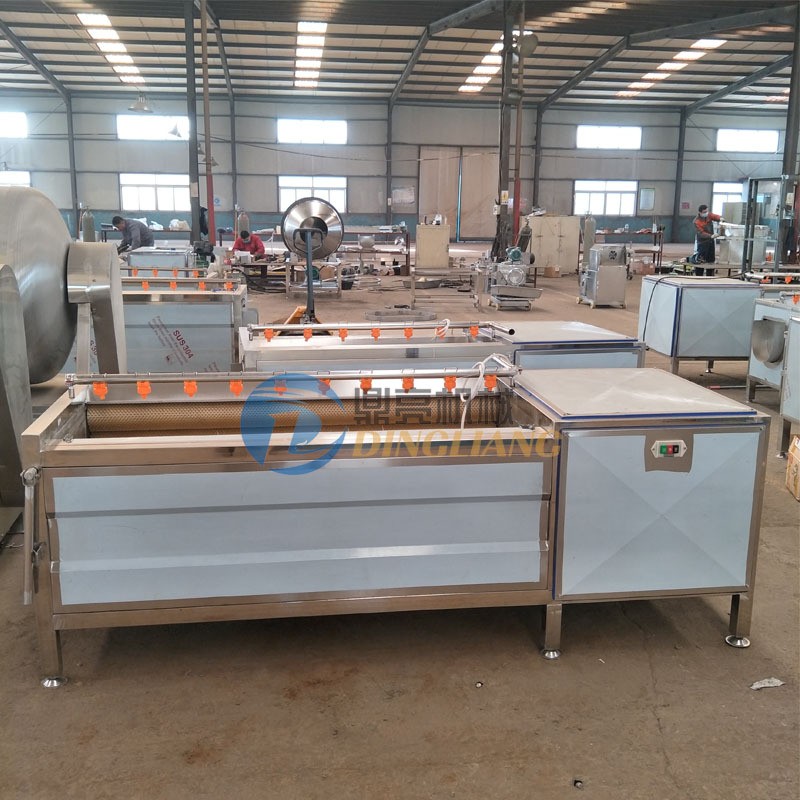 不锈钢滚筒清洗机 果蔬翻转清洗机 包装袋清洗风干流水线图4